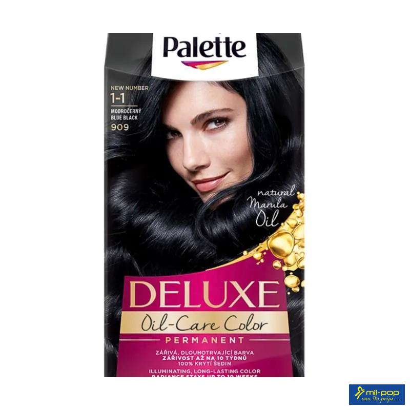 FARBA ZA KOSU PALETTE DELUXE 909 BLUE BLACK 