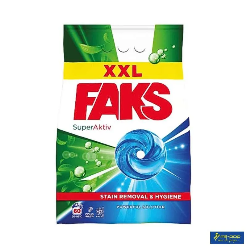 FAKS SUPERAKTIVE PRAŠAK TA VEŠ - 60 PRANJA 