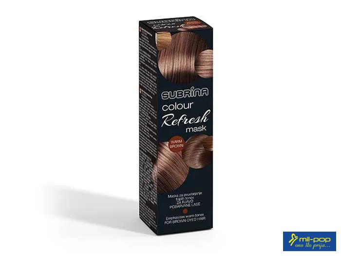 SUB COLOUR REFRESH MASKA ZA KOSU WARM BROWN 65ML