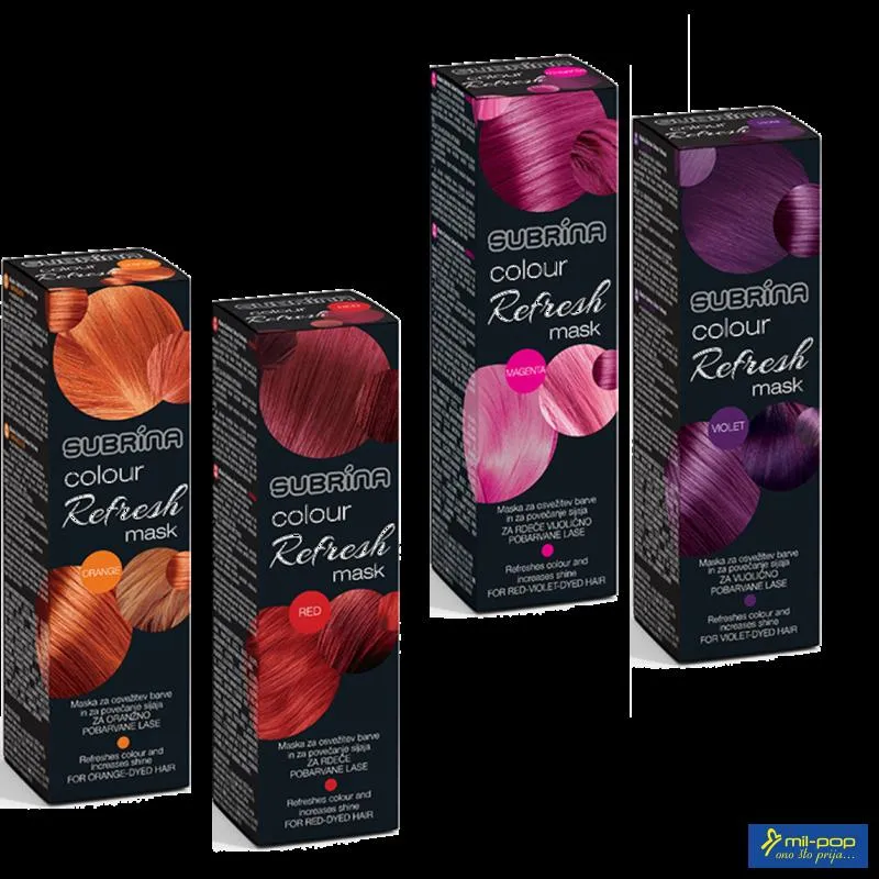 SUB COLOUR REFRESH MASKA ZA KOSU MAGENTA 