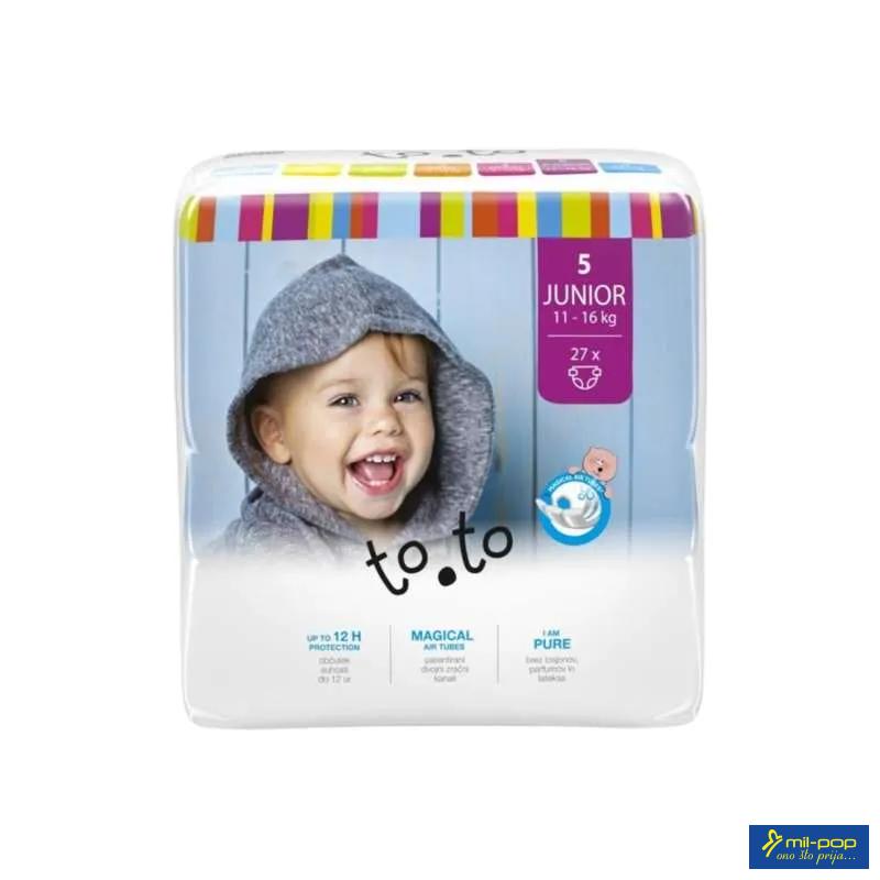 TOTO BABY PELENE JUNIOR 11-16KG 27KOM 