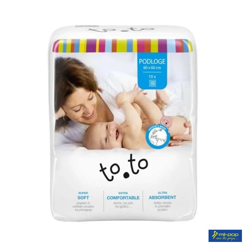TOTO BABY ZAŠTITNE PODLOGE 10KOM 
