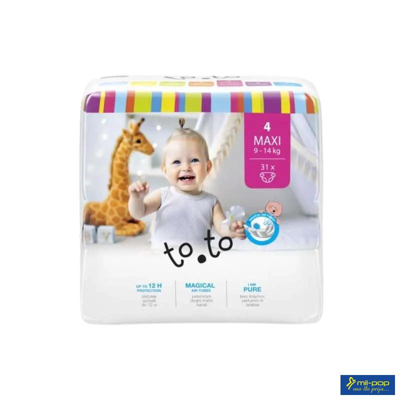TOTO BABY PELENE MAXI 9-14KG 31KOM 