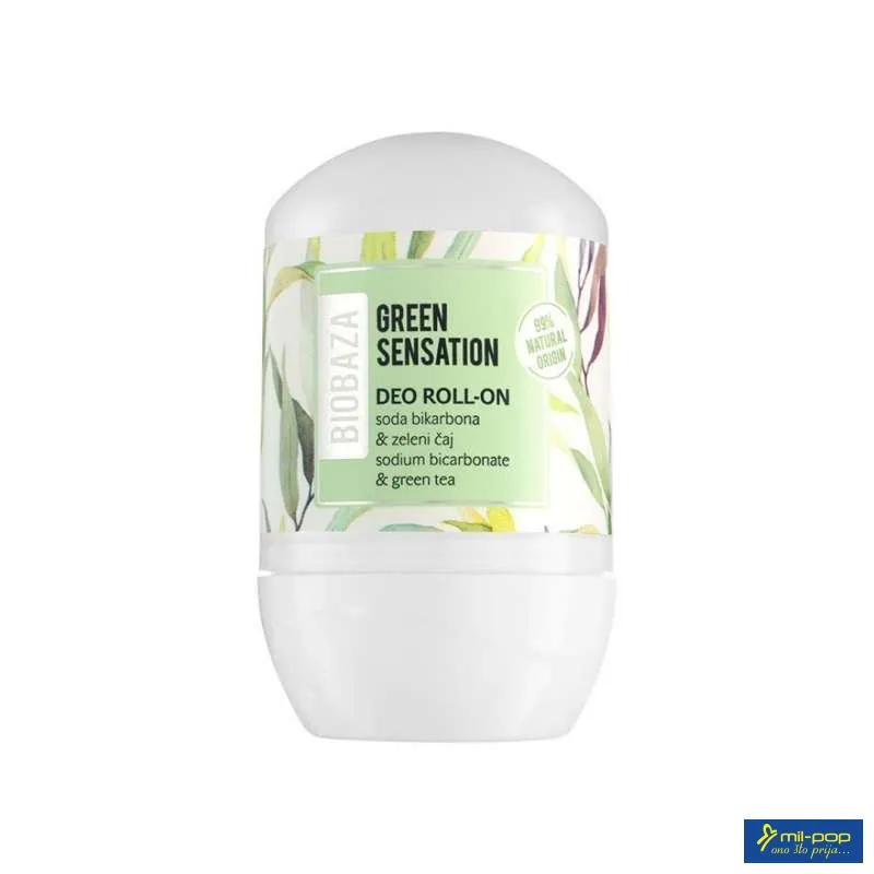 BIOBAZA DEO ROLL ON GREEN TEA SENSATION WITH SODIUM BICARBONATE˙ 50 ML