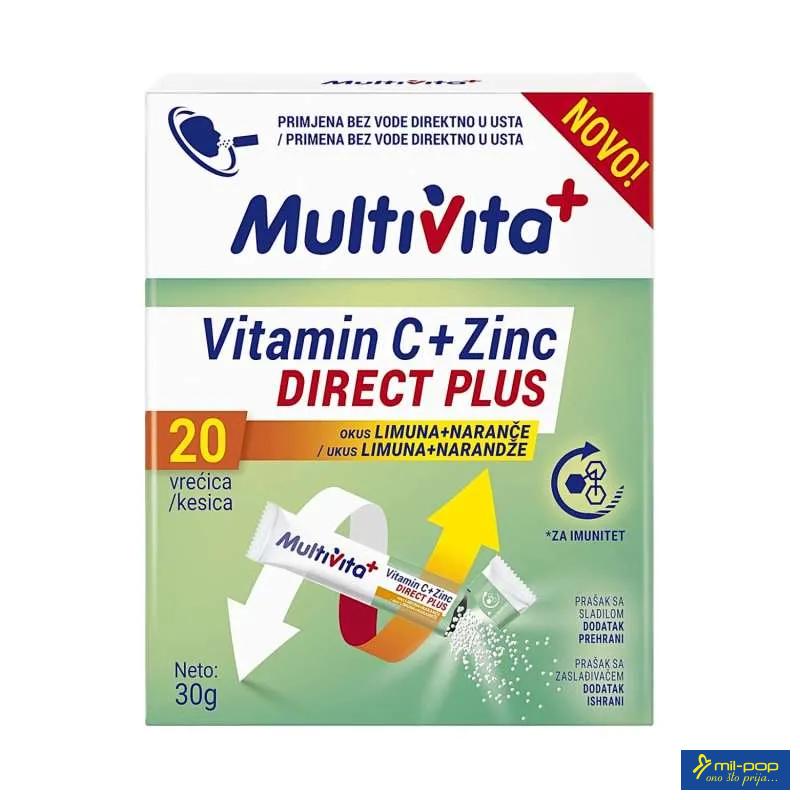 MULTIVITA+ VITAMIN C + ZINC DIRECT PLUS 