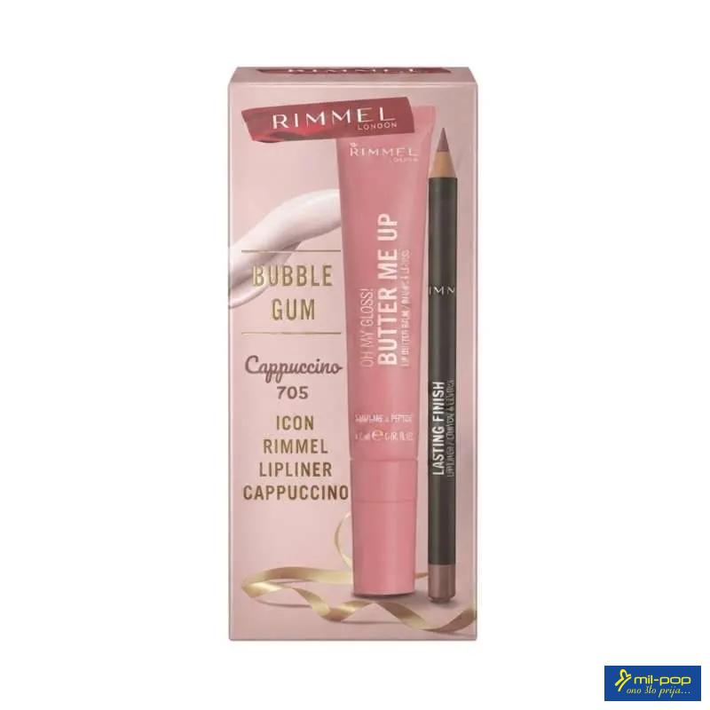 RIMMEL SET BUTTER ME UP BUBBLE GUM 