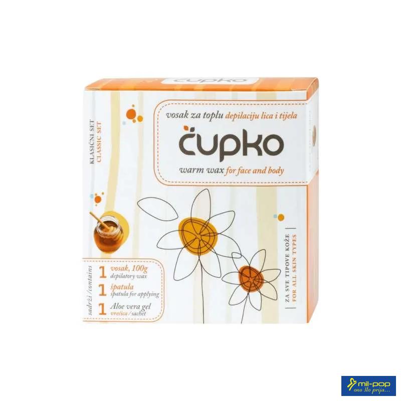 CUPKO VOSAK ZA TOPLU DEPILACIJU 100G