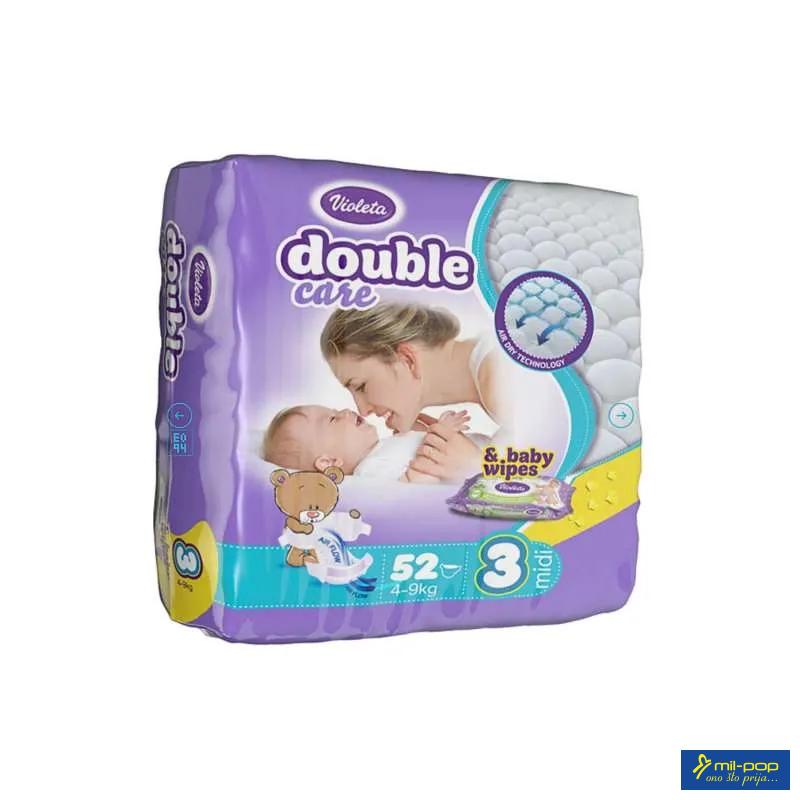 VIOLETA DOUBLE CARE PELENE MIDI 3 52 KOMADA + MARAMICE 