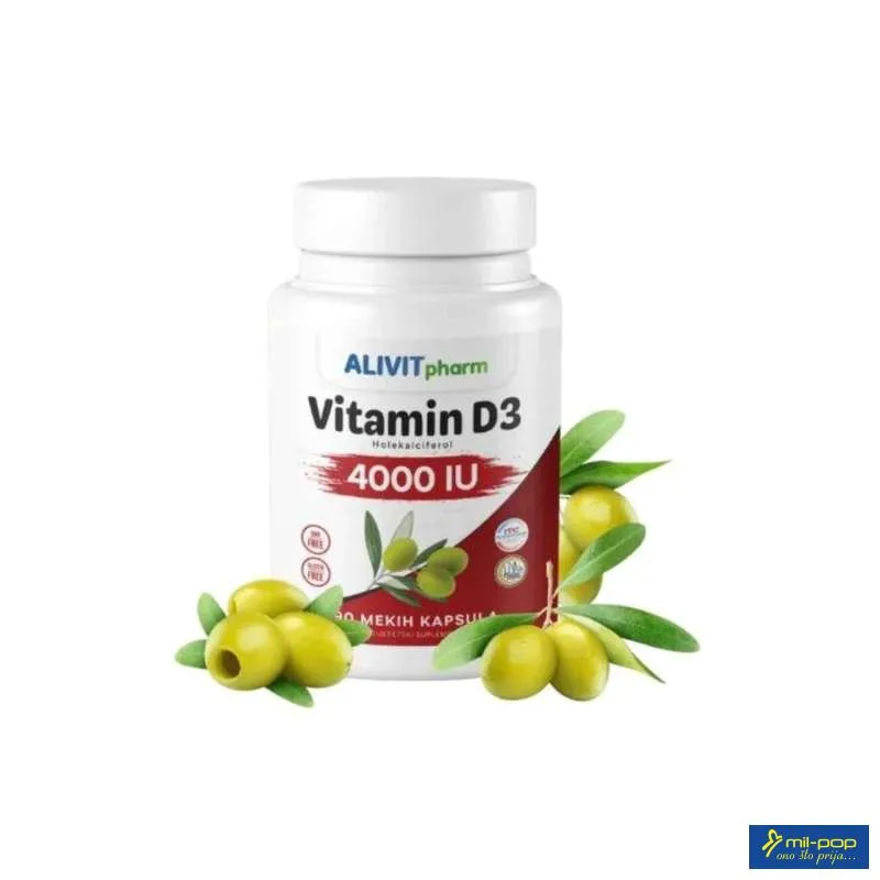 VITAMIN D3 4000 IU - 90 KAPSULA 