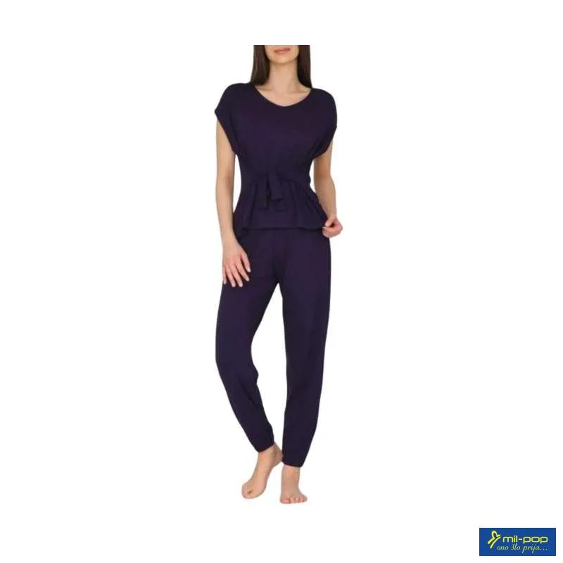 A.RAS Z.LOUNGE SET PANTALONE I MAJICA DANIA T.LJUBICASTA 44 2024
