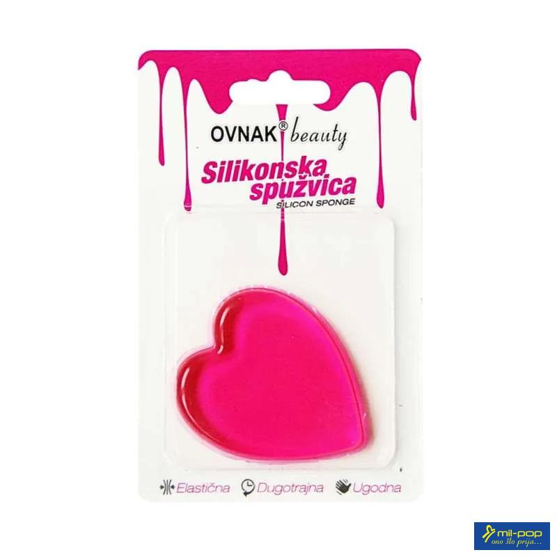 OVNAK BEAUTY SILIKONSKA SPUŽVICA SRCE 