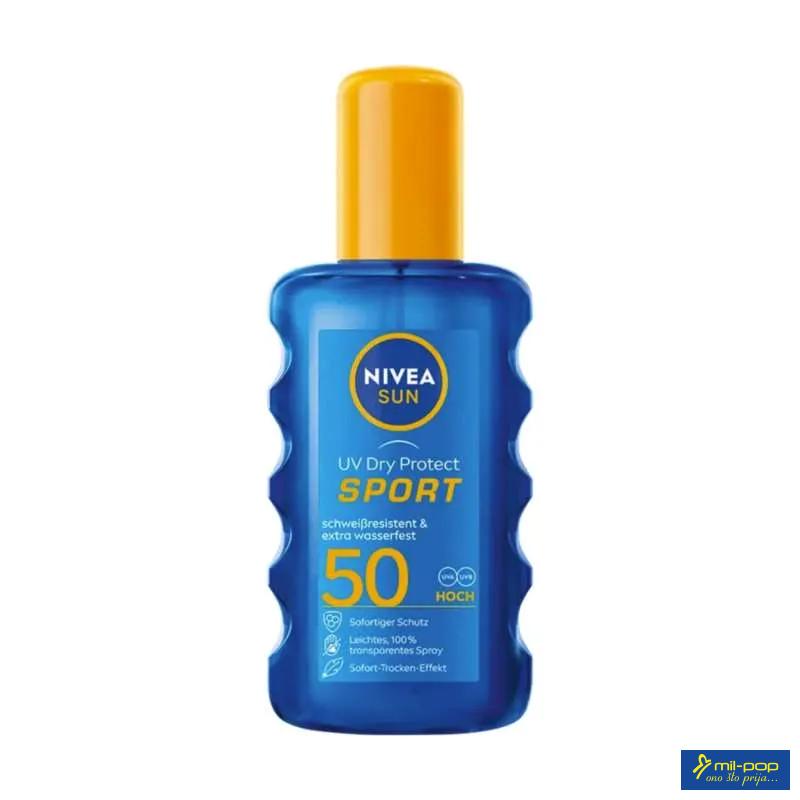 NIVEA SUN PROTECT & DRY INVISBLE SPRAY SPF 50 200ML 