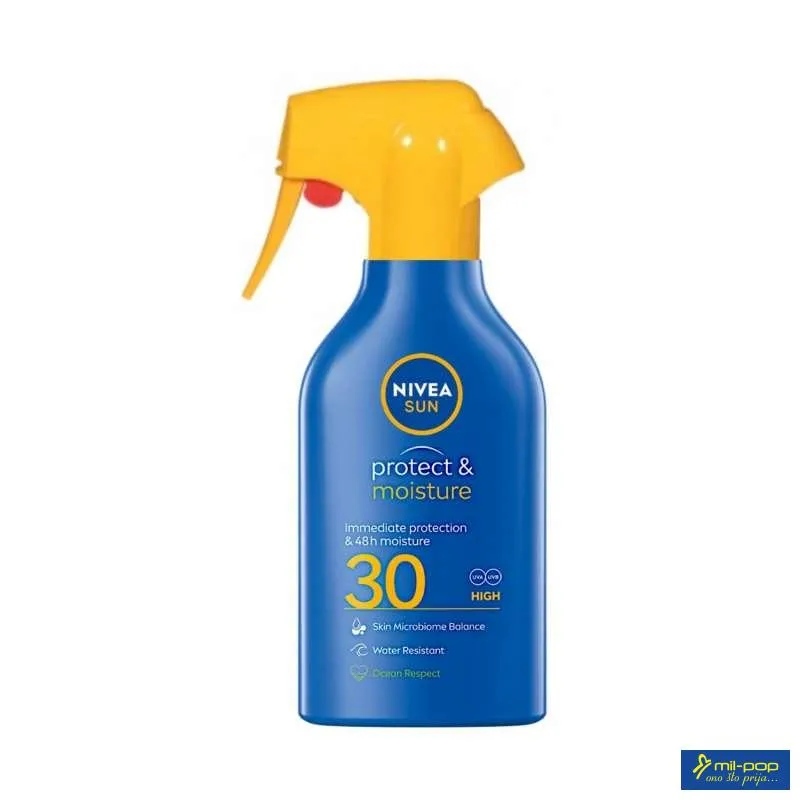 NIVEA SUN PROTECT & MOISTURE SPREJ SA RASPRS. ZA ZASTITU OD SUNCA SPF 30 270ML