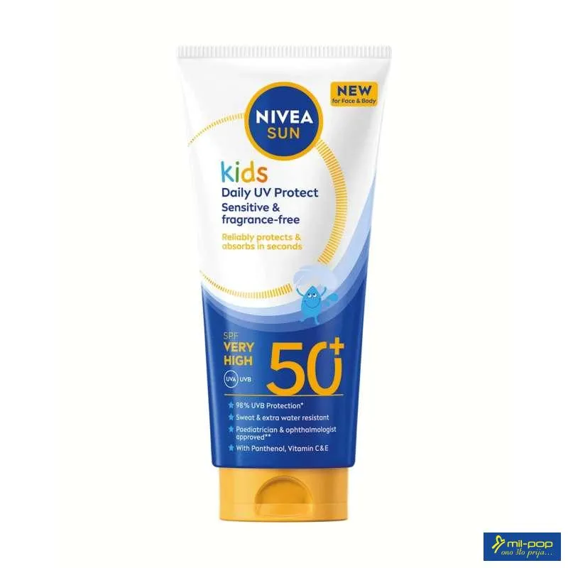 NIVEA SUN DJECIJI LOSION U TUBI SPF 50+ 