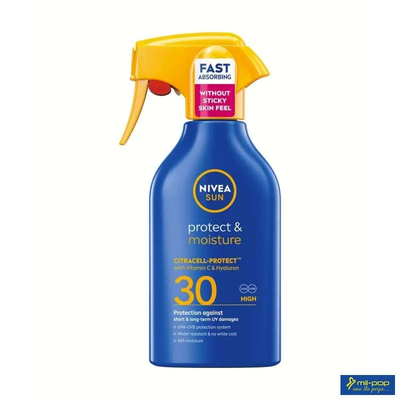 NIVEA SUN PROTECT & MOISTURE SPF 30+ SPREJ 