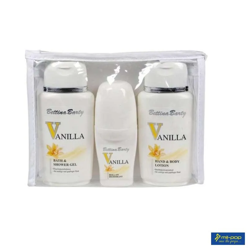 BETTINA BARTY SET VANILLA 2X150+50ML NESESER