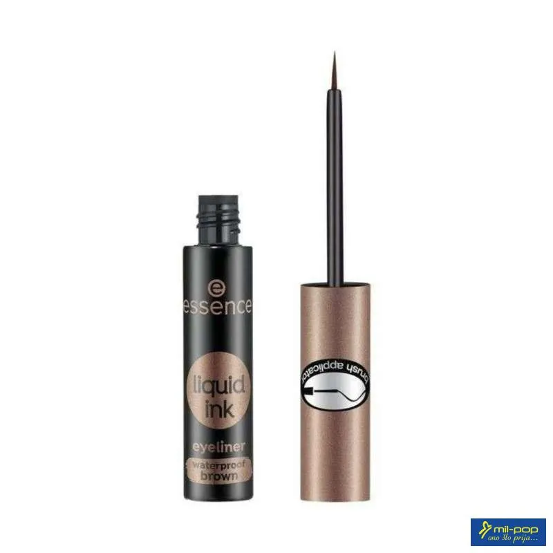 ESSENCE EYELINER LIQUID INK WATERPROOF BROWN 02