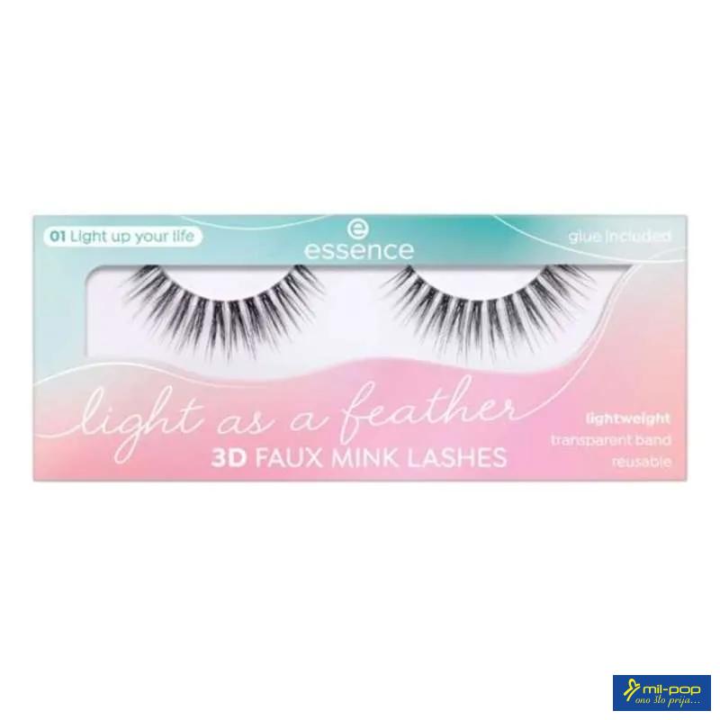 ESSENCE LIGHT AS A FEATHER 3D FAUX MINK LASHES 01