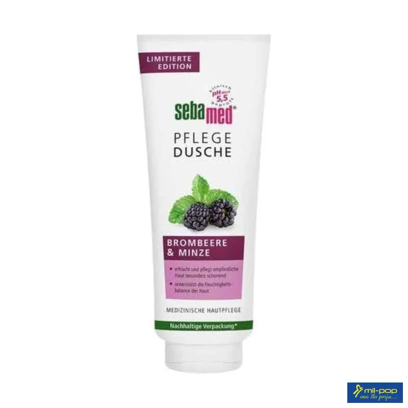 SEBAMED GEL ZA TUŠIRANJE  SA KUPINOM I MENTOM 250ML 