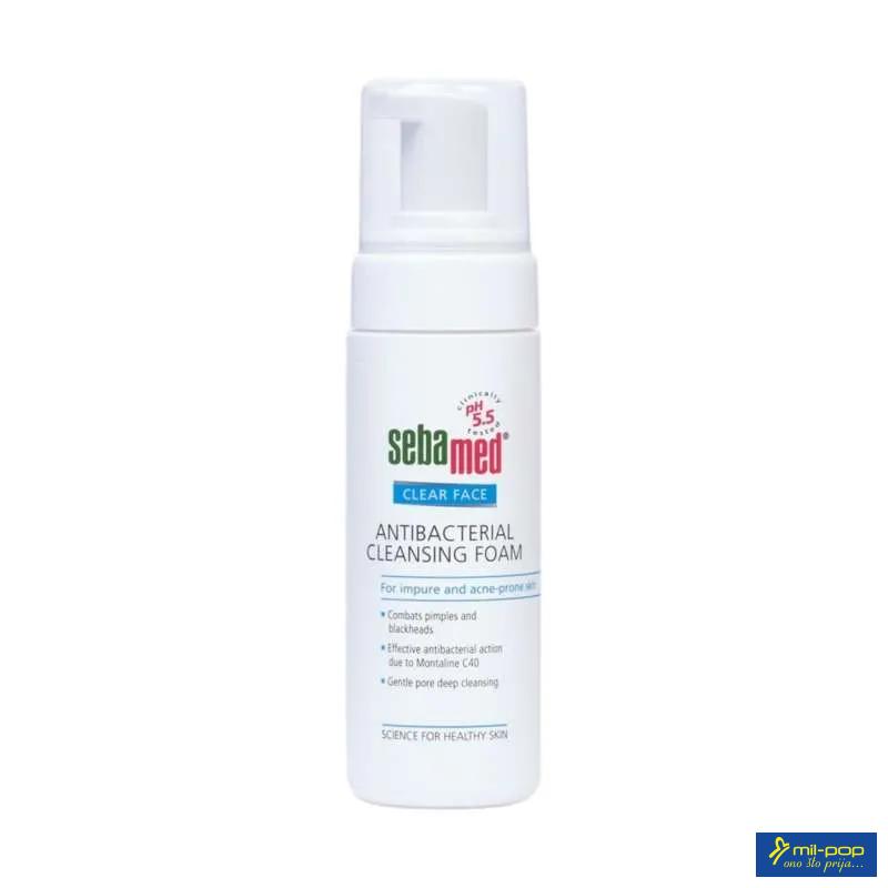 SEBA CLEAR FACE ANTIBAKT. PENA 150ML