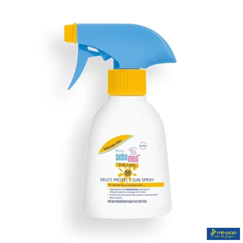 SEBAMED SUN BABY SPREJ SPF 50 BEZ PARFEMA 