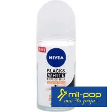 NIVEA Dezodorans black & white ultimate impact roll-on 