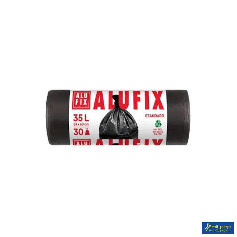 ALUFIX VRECE ZA SMECE HDPE 64X71CM CRNE 60L/20KOM (28KOM/KARTON) 