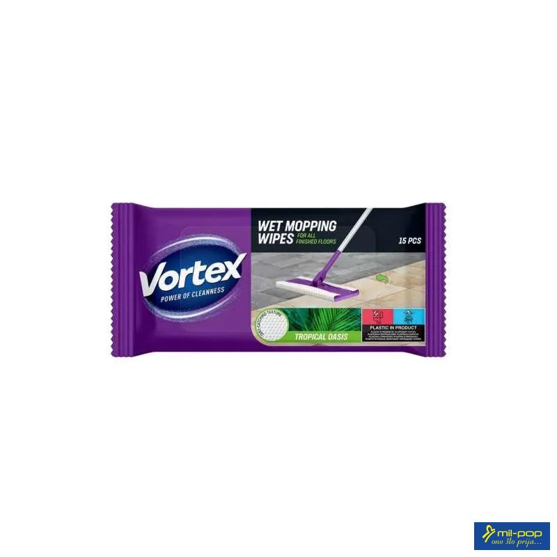 VORTEX VLAŽNE MARAMICE ZA CISCENJE PODOVA-TROPICAL 15KOM 