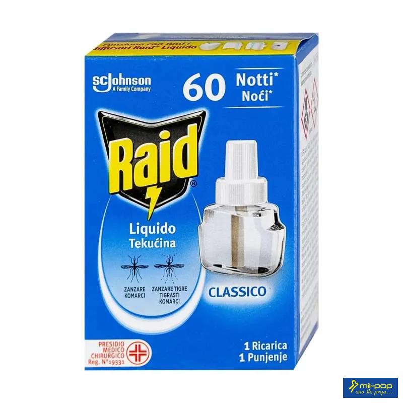 RAID LIQUIDO CLASSICO DOPUNA PROTIV KOMARACA 60 NOĆI 