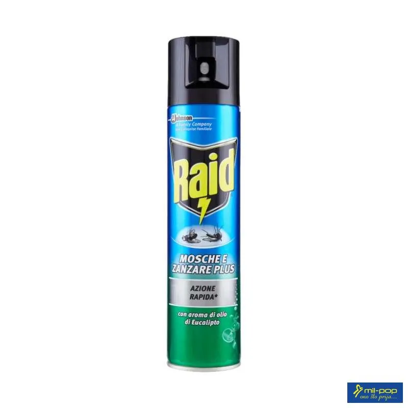 RAID SPREJ PROTIV LETECIH INSEKATA EUCALIPTUS 400ML