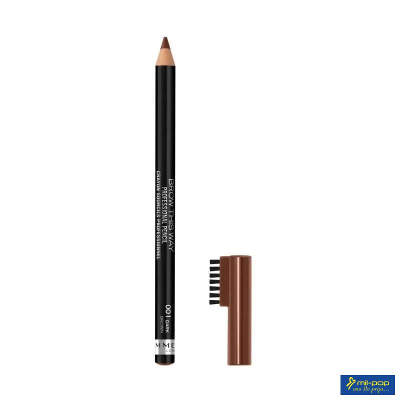 RIMMEL PROFESS.OLOVKA ZA OBRVE 001