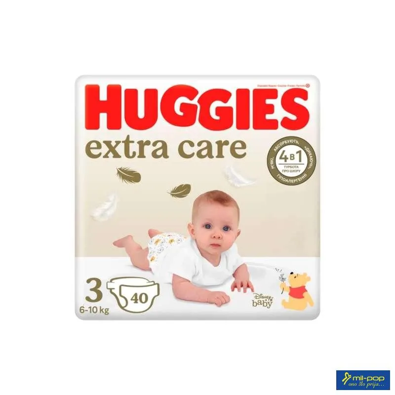 HUGGIES 3 EXTRA CARE 40 KOM 