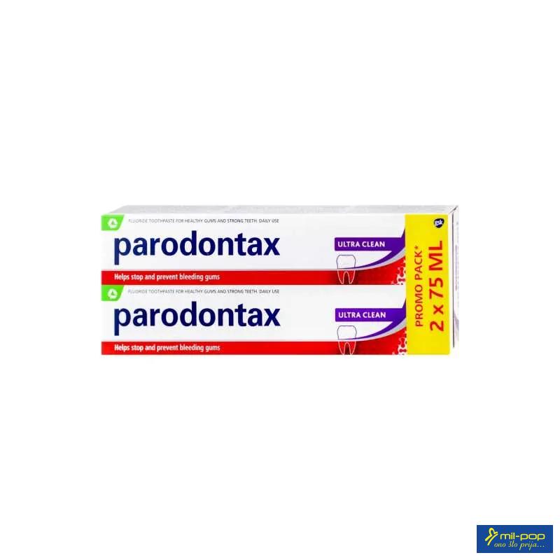 PARADONTAX PASTA ZA ZUBE ULTRA CLEAN DUOPACK 2X75ML