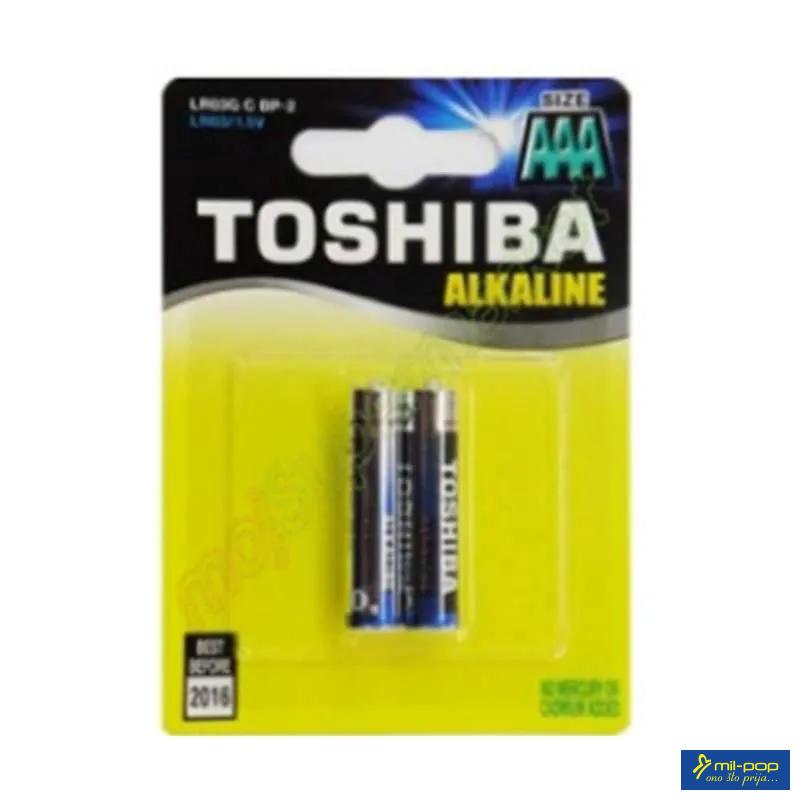 BATERIJE TOSHIBA ALKALNE R20KG 2/1 