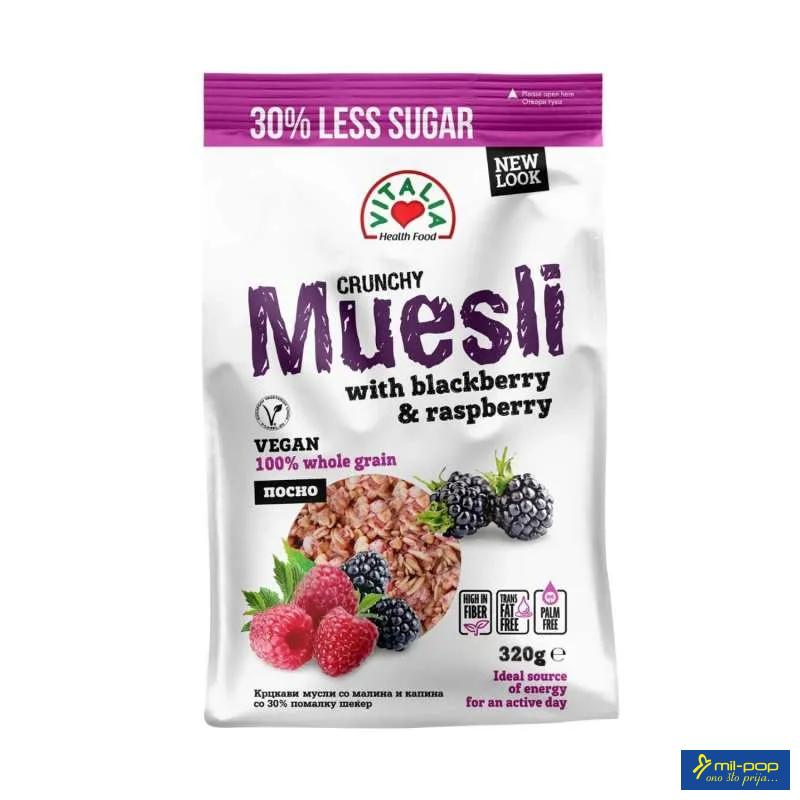 MUSLI-KUPINA I MALINA+CA+MG 375 G 