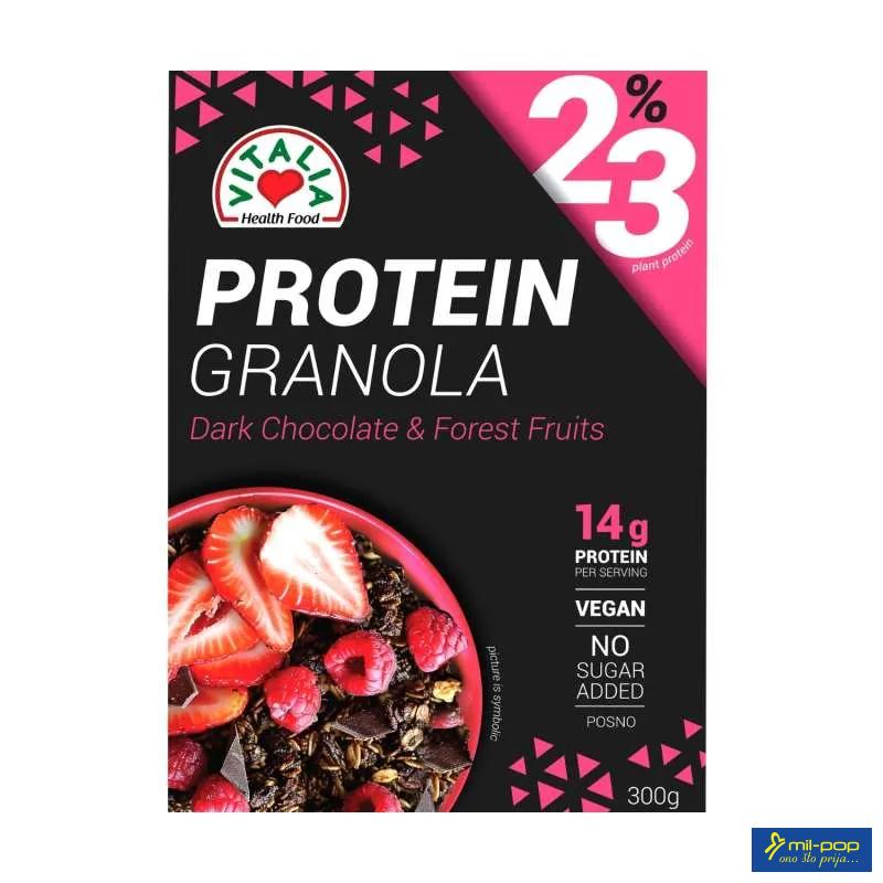 MUSLI GRANOLA PROTEIN SA CRNOM ?OKOLADOM 