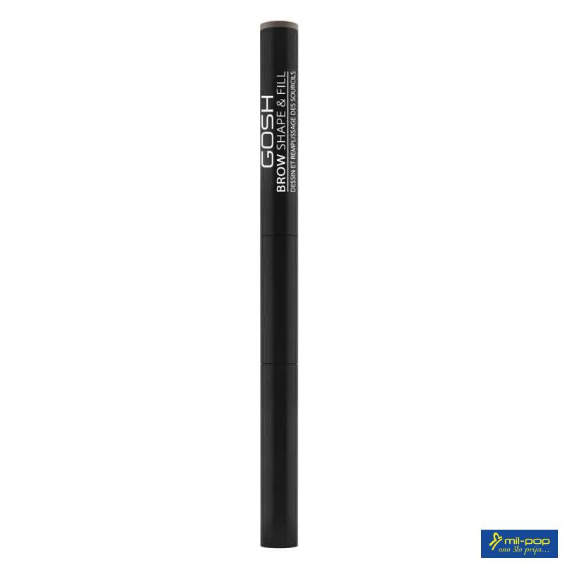 GOSH OLOVKA ZA OBRVE SHAPE&FILL GREYBROWN 002