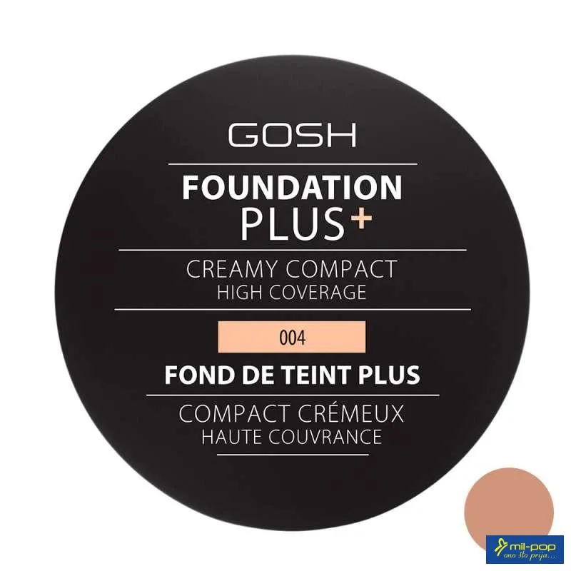 GOSH KOMPAKTNI PUDER FOUNDATION PLUS 004 NATURAL 