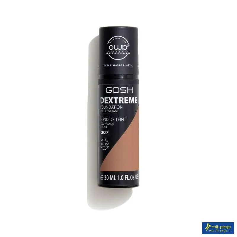 GOSH PUDER DEXTREME FULL COVERAGE 007 TAWNY 30ML