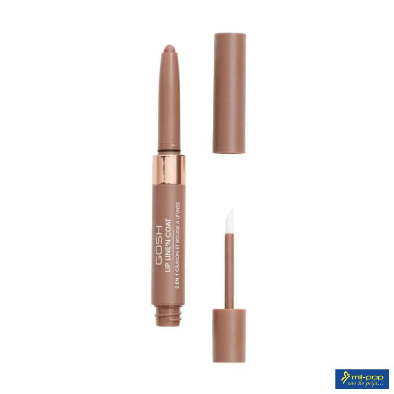 GOSH SJAJ LIP LINE'N COAT 004 CARAMEL TOFFEE 