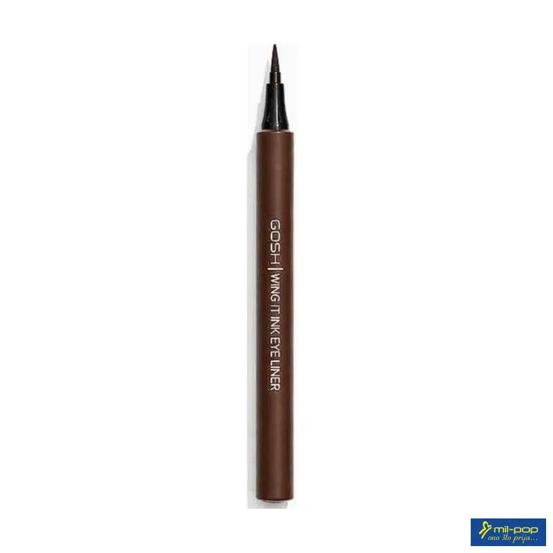 GOSH WING IT INK EYELINER - INTENSE BROWN 002 