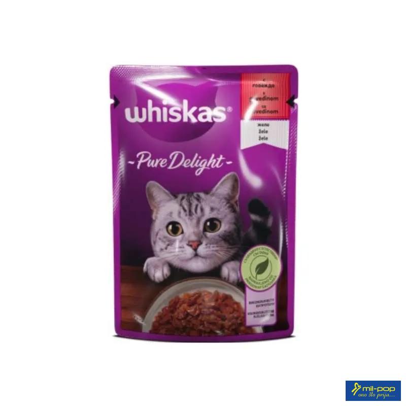 WHISKAS VLAŽNA HRANA ZA MAČKE , GOVEDINA 