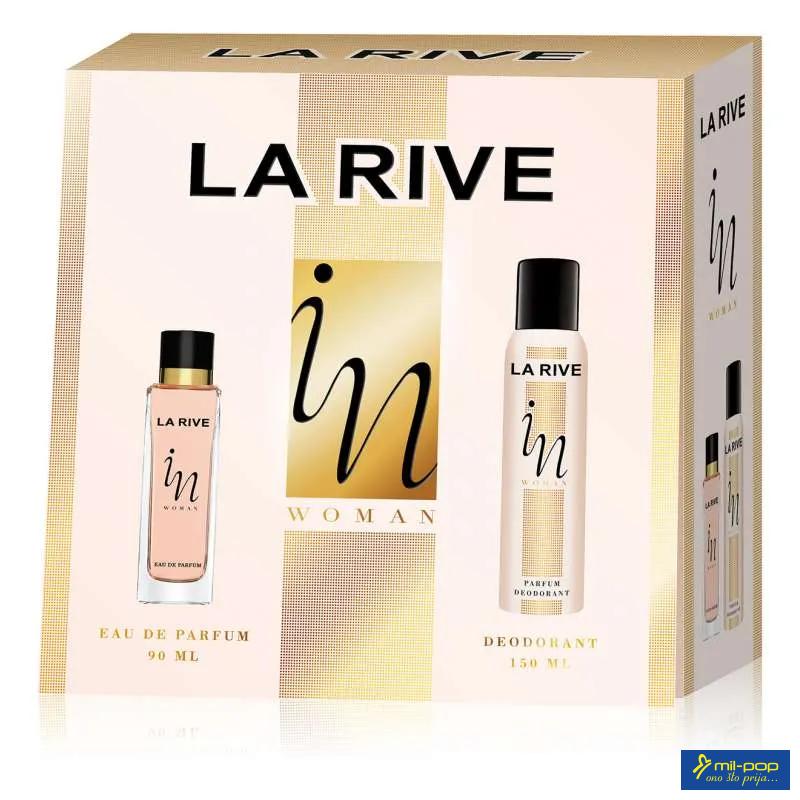 LA RIVE SET IN WOMAN RED