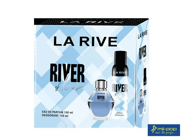 LA RIVE SET RIVER OF LOVE - THIERRY MUGLER ANGEL EDP 90ML + DEO 150ML Z