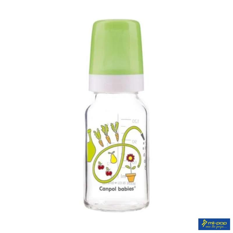 CANPOL BABIES FLAŠICA STAKLENA 120ML 3+ 