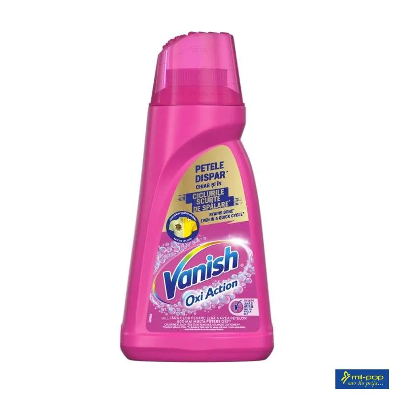 VANISH TEČNI DETERDŽENT ZA FLEKE 1 L OXI ACTION PINK 