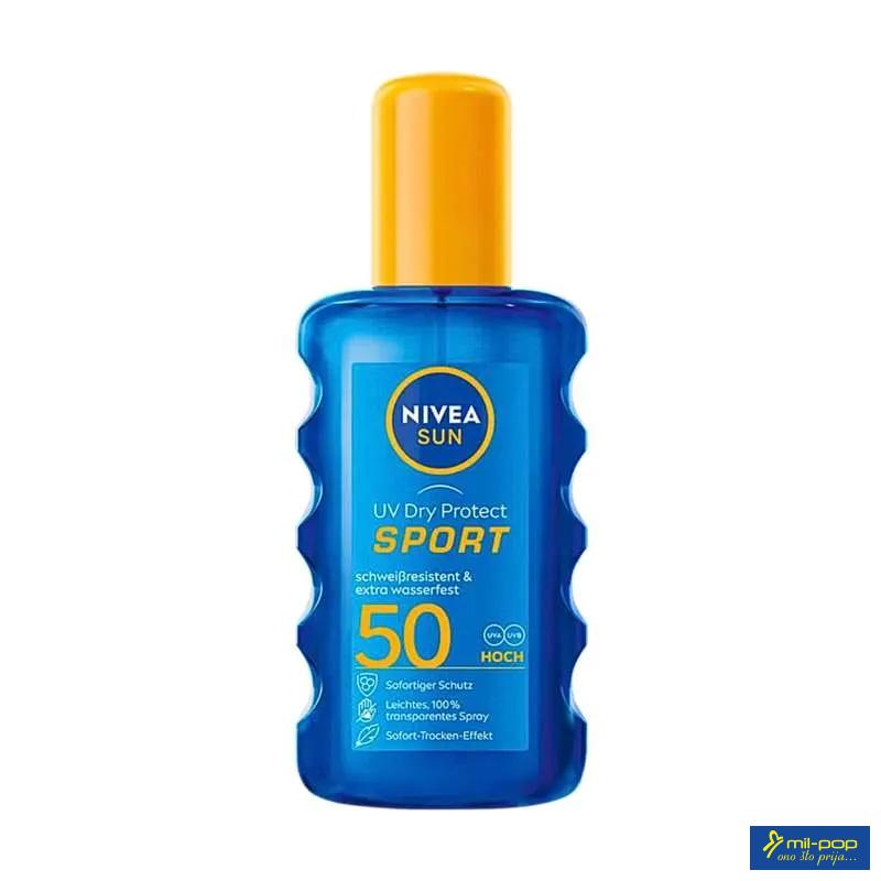 NIVEA SUN PROTECT & DRY INVISBLE SPRAY SPF 50 200ML 