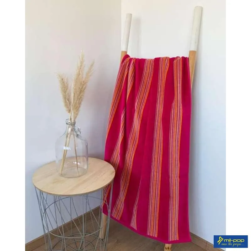 LA PLAGE PEŠKIR ZA PLAŽU MILONGA FUCHSIA 70X140