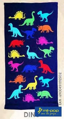 LA PLAGE PEŠKIR ZA PLAŽU MICROFIBRE DINO