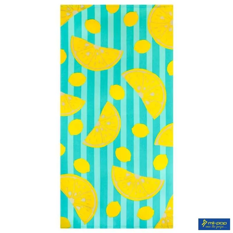LA PLAGE PEŠKIR ZA PLAŽU POP CITRON 75X150